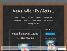 Tablet Screenshot of kikiwritesabout.com